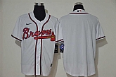 Braves Blank White Nike 2020 Cool Base Jersey,baseball caps,new era cap wholesale,wholesale hats